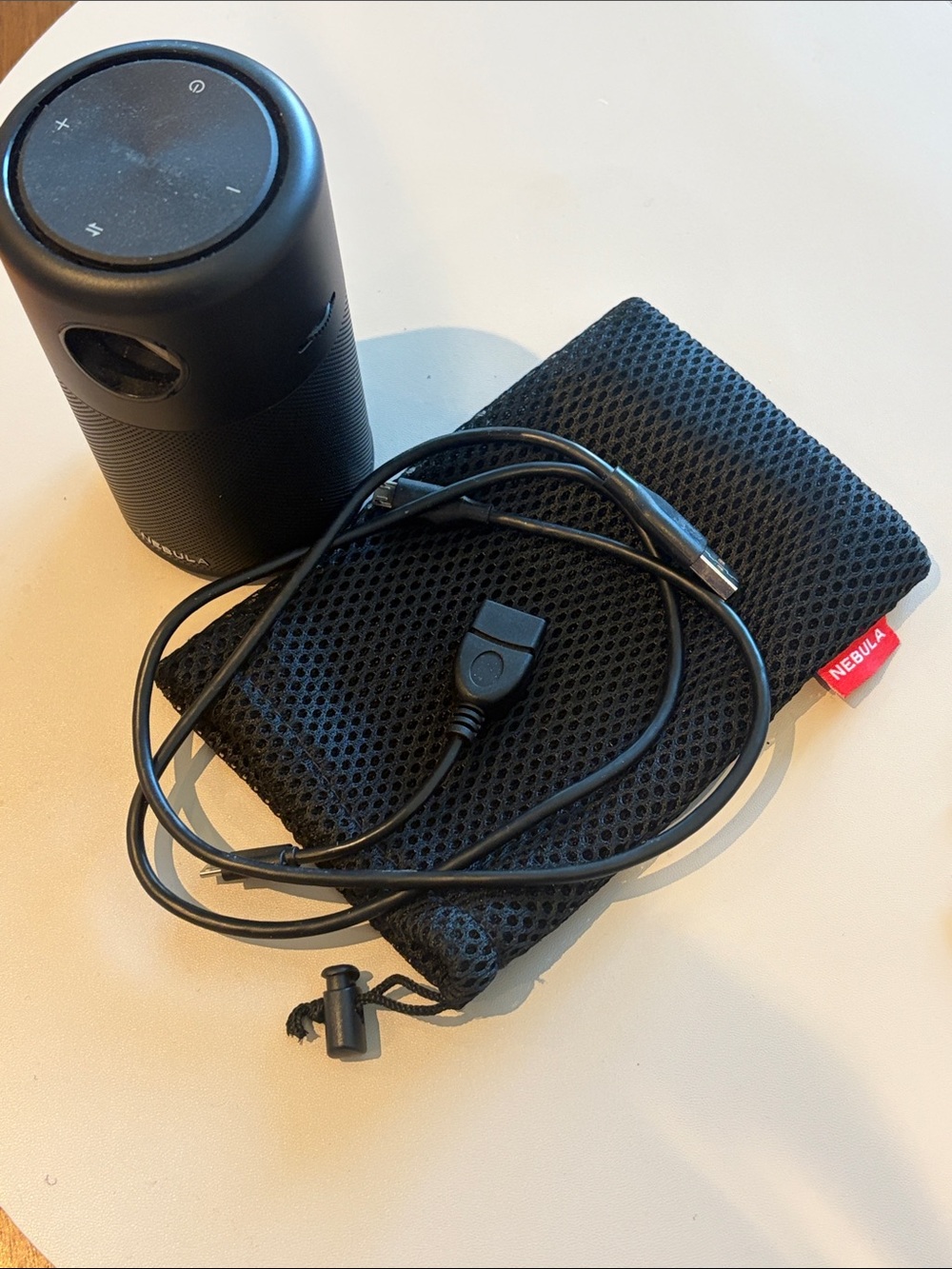 Nebula by Anker Capsule projector with Carry Pouch